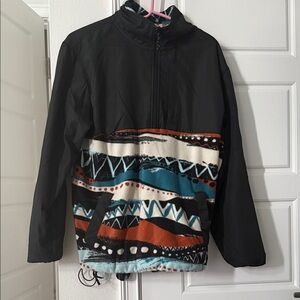 Billabong Black and Multicolor Adventure Jacket